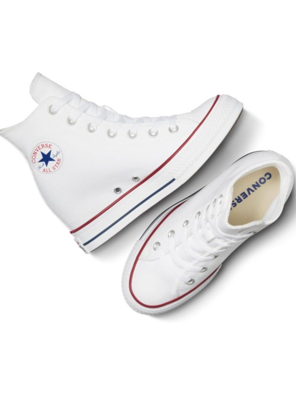Converse Women's Chuck Taylor All Star Wedge Platform Sneakers Shoes US7 - Picture 3 of 6